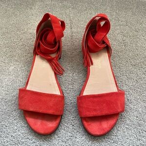 Stuart Weitzman tie sandals